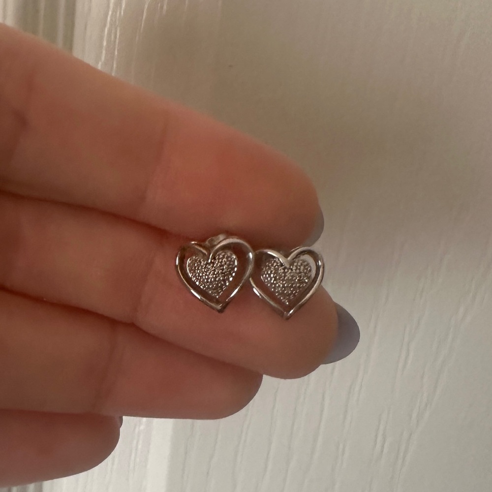 Zales sterling silver earrings